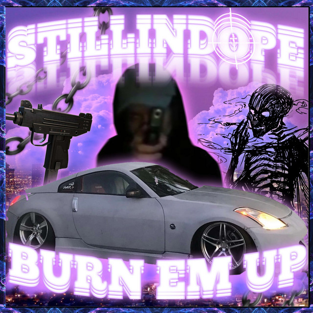 'BURN EM UP' cover art