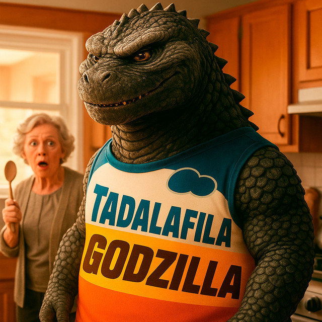 'TADALAFILA GODZILLA' cover art