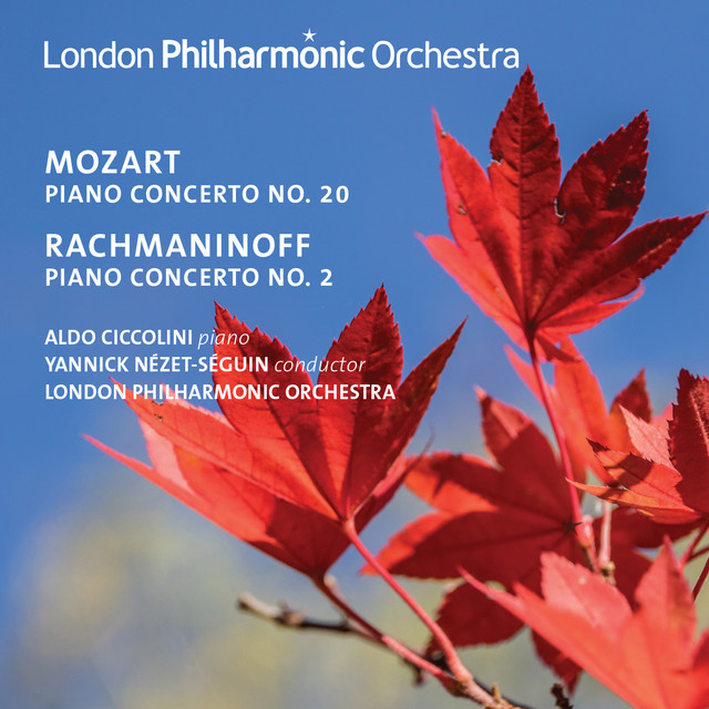 'Rachmaninoff: Piano Concerto No. 2 - Mozart: Piano Concerto No. 20 (Live)' cover art