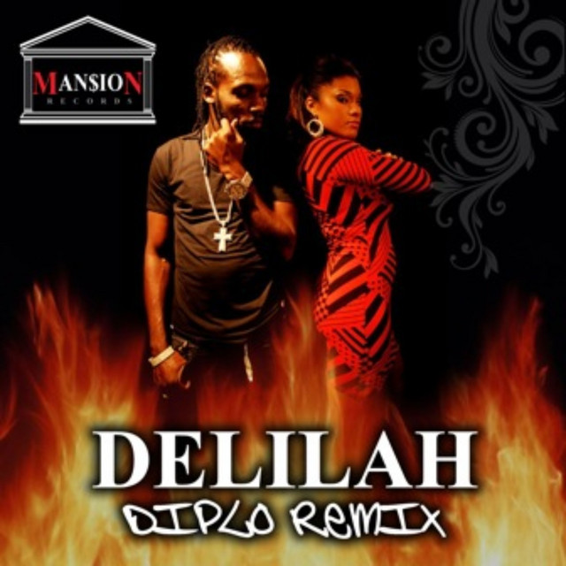 'Delilah (Diplo Remix)' cover art