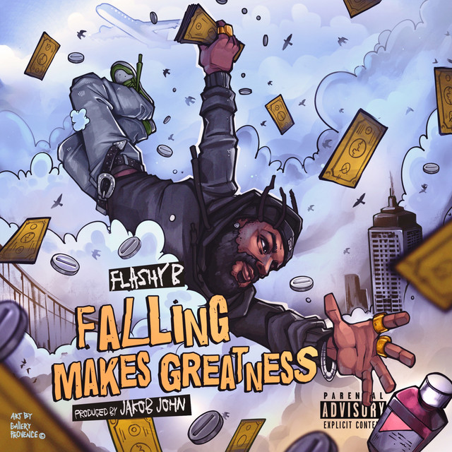 'Falling Makes Greatness' cover art