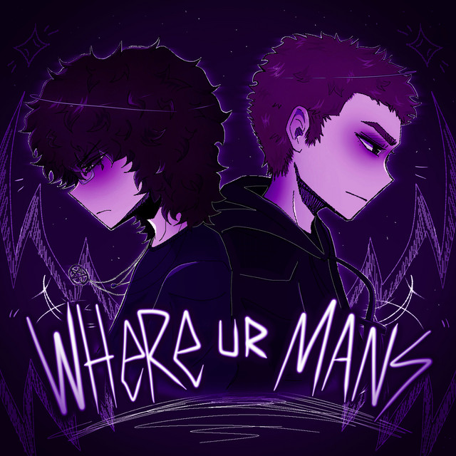 'WHERE UR MANS (Slowed)' cover art