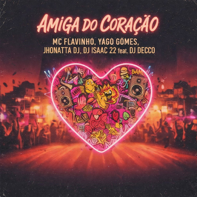 'Amiga do coração' cover art