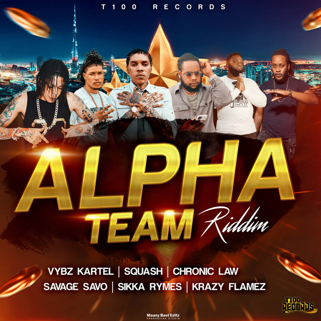 'Alpha Team Riddim' cover art