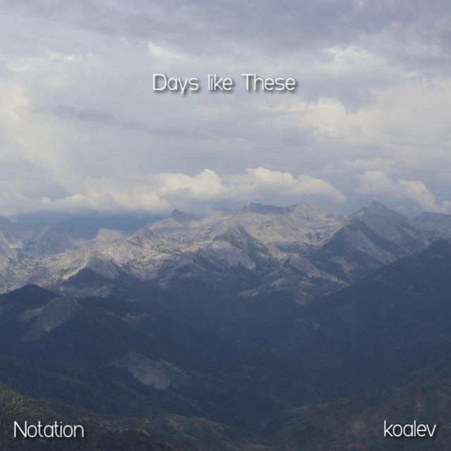 'Days like These' cover art