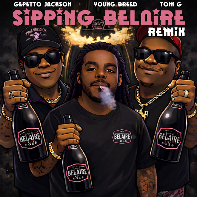 'Sippin Belaire (Remix)' cover art