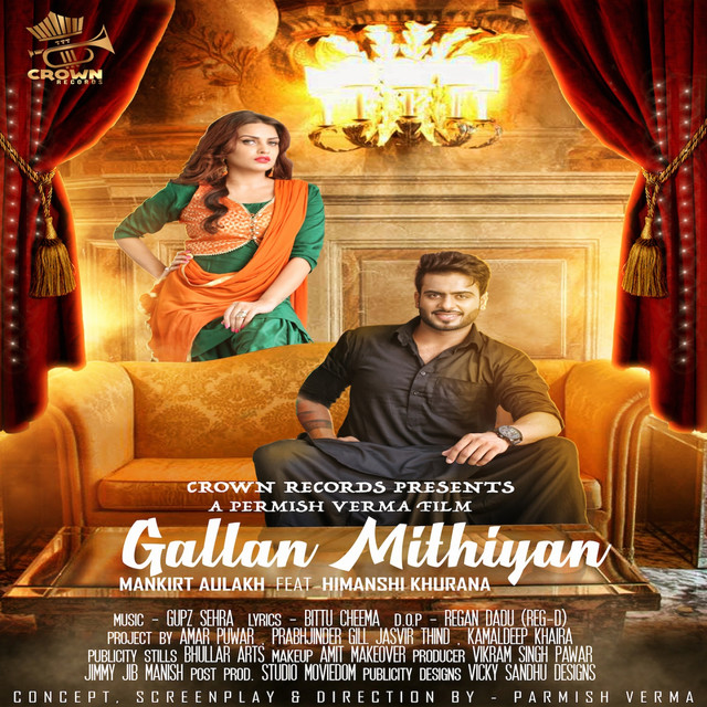 'Gallan Mithiyan' cover art