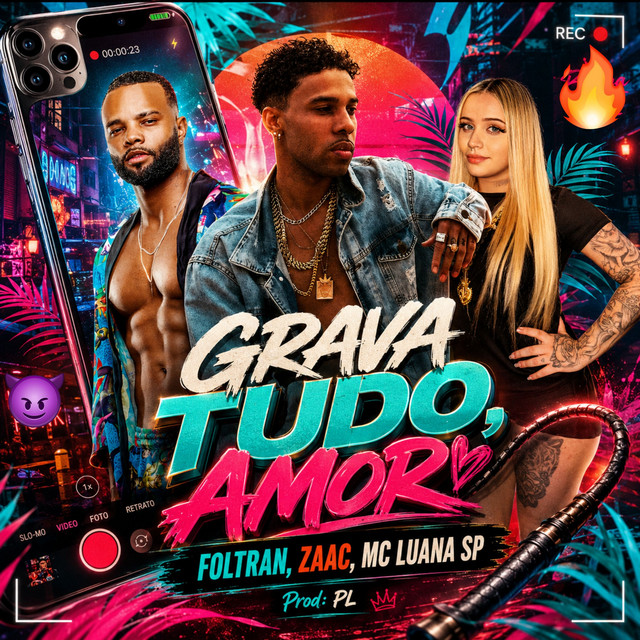 'Grava Tudo, Amor' cover art