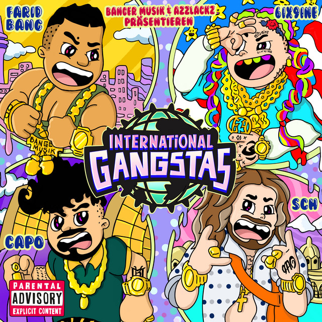 'INTERNATIONAL GANGSTAS' cover art