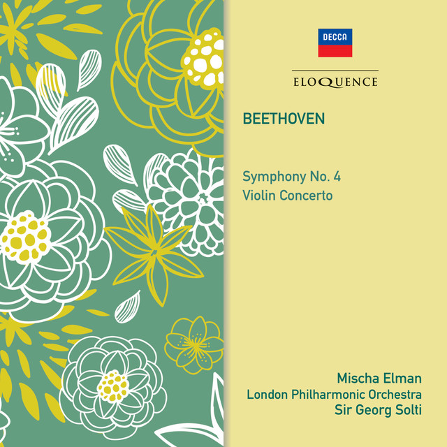 'Beethoven: Symphony No. 4; Violin Concerto' cover art