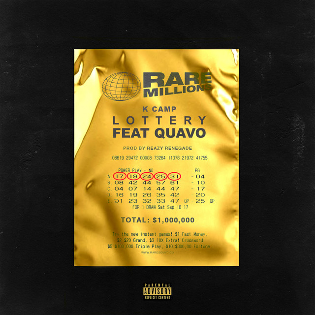 'Lottery (Renegade) [Quavo Remix]' cover art