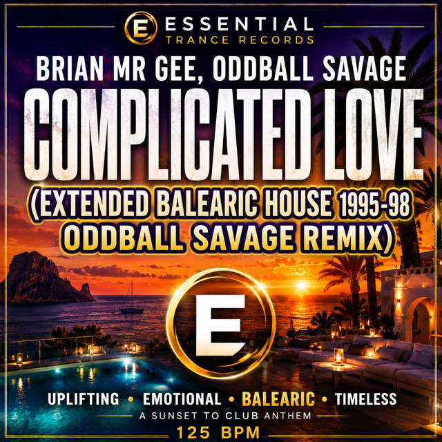 'Complicated Love Balearic House 1995-98 Oddball Savage Remix' cover art