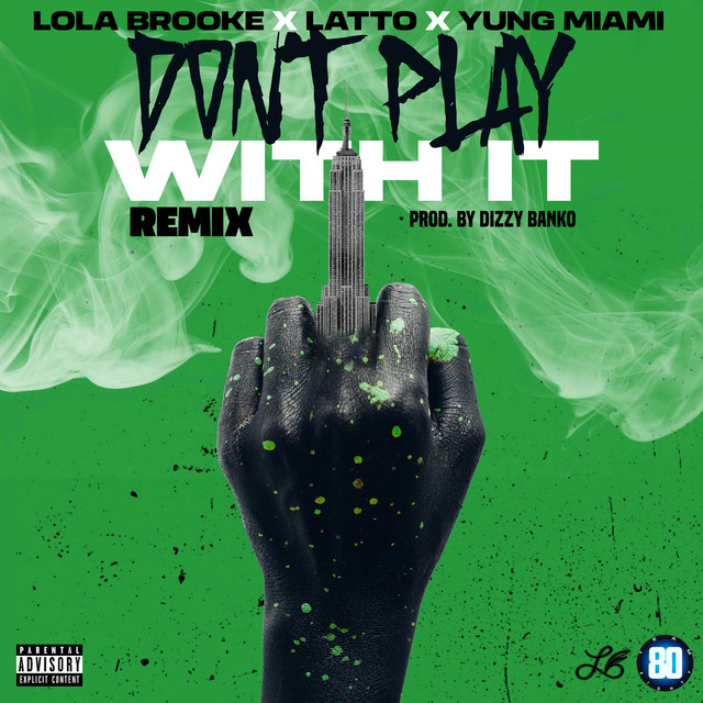 'Don't Play With It (feat. Latto & Yung Miami) [Remix]' cover art