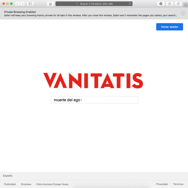 'Vanitatis' cover art