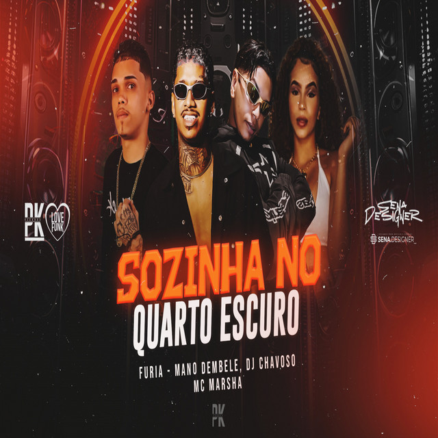 'SOZINHA NO QUARTO ESCURO' cover art