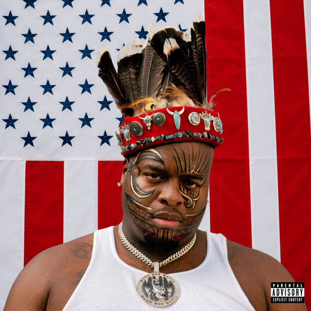 'RED WHITE AND BLUE' cover art