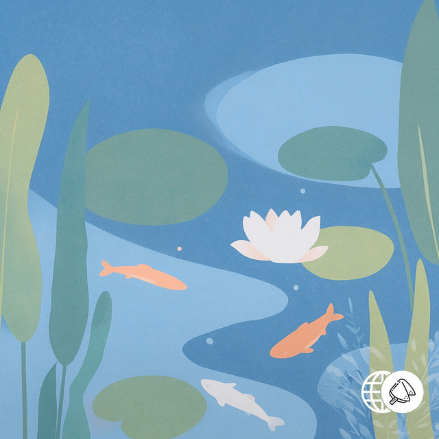 'by the pond' cover art