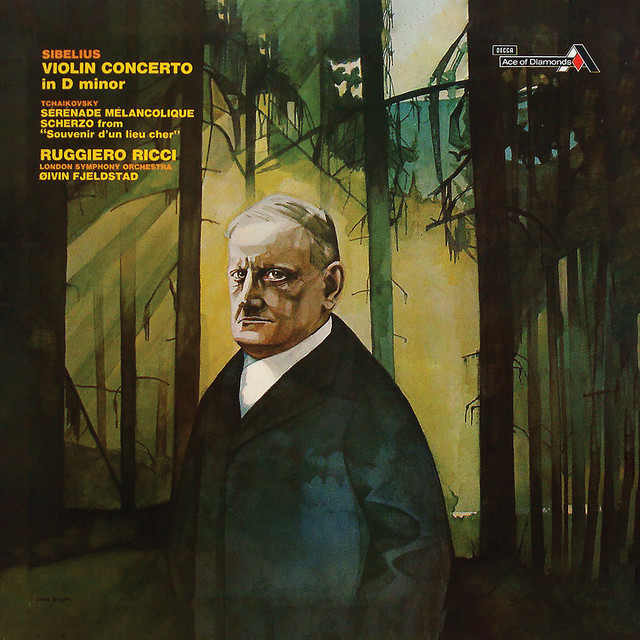 'Khachaturian: Violin Concerto; Sibelius: Violin Concerto; Tchaikovsky: Sérénade mélancolique; Souvenir d'un lieu cher (Ruggiero Ricci: Complete Decca Recordings, Vol. 3)' cover art