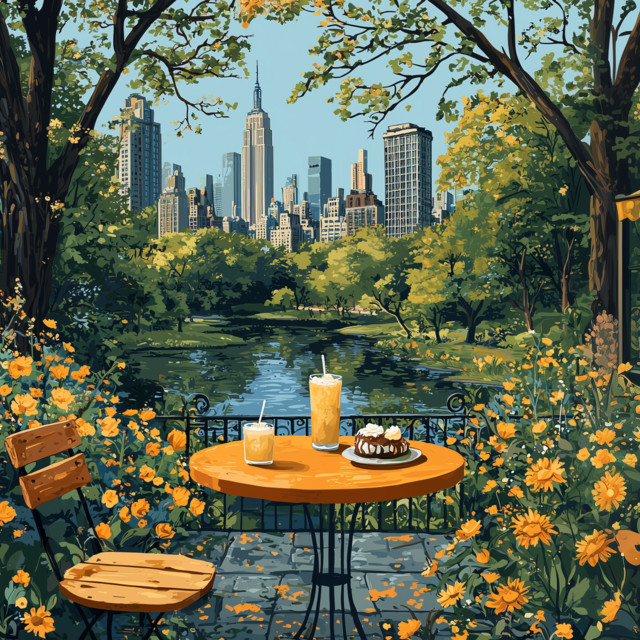 'Through the Park' cover art