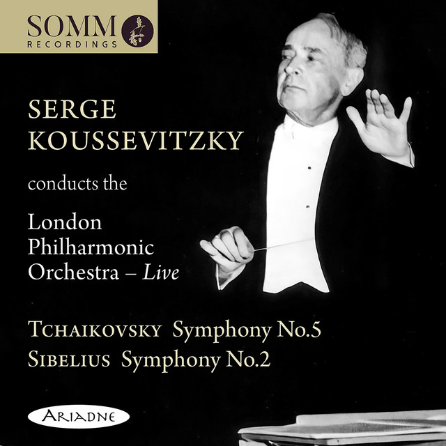 'Serge Koussevitzky Conducts the London Philharmonic Orchestra (Live)' cover art