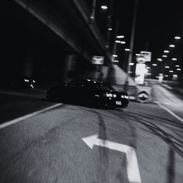 'long nights (sped up)' cover art