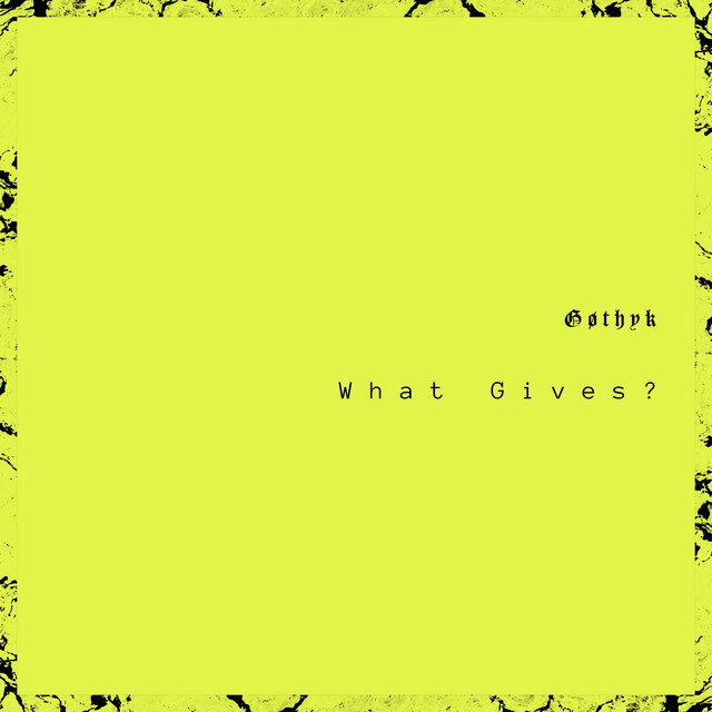 'What Gives?' cover art
