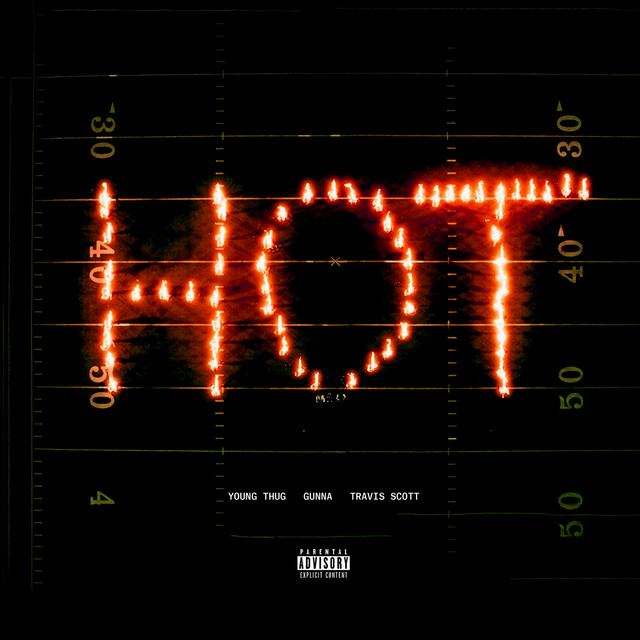 'Hot (Remix) [feat. Gunna and Travis Scott]' cover art