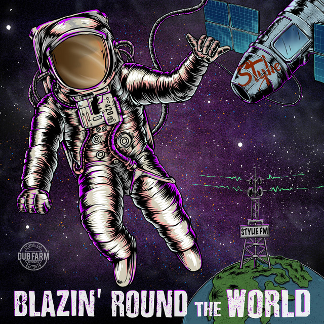 'Blazin' Round the World' cover art