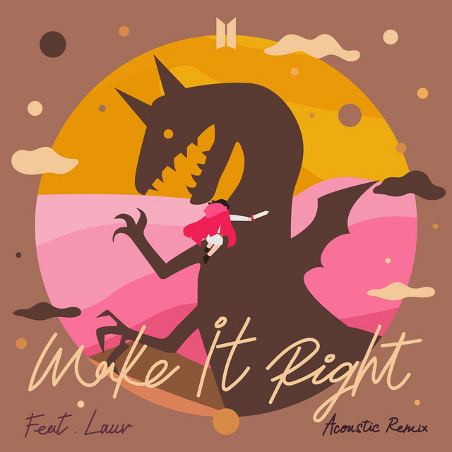'Make It Right (feat. Lauv) (Acoustic Remix)' cover art
