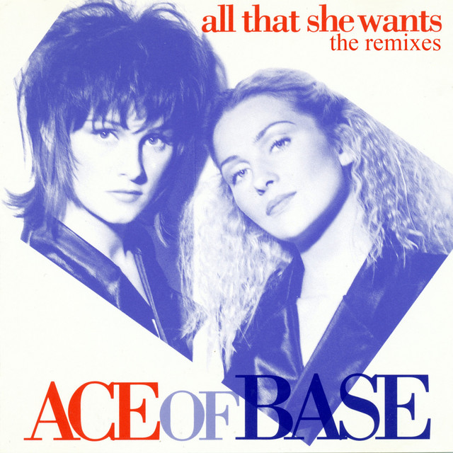'All That She Wants (The Remixes)' cover art