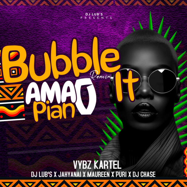 'Bubble It (Amapiano Remix)' cover art