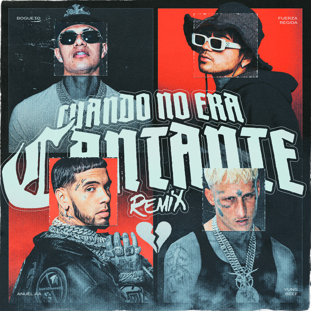 'Cuando No Era Cantante (Remix)' cover art