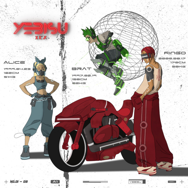 'YEBISU #1-#3' cover art