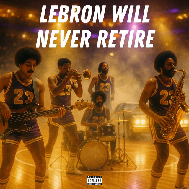 'Lebron Will Never Retire' cover art