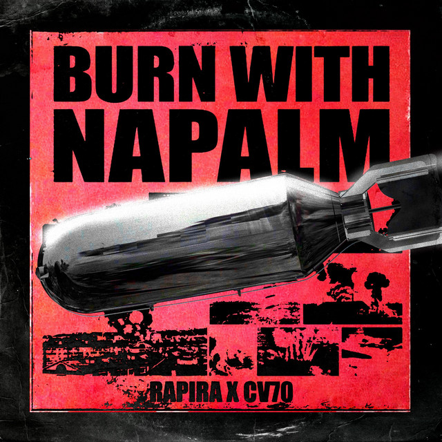'BURN WITH NAPALM' cover art