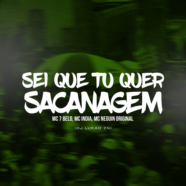 'Sei que tu quer sacanagem' cover art