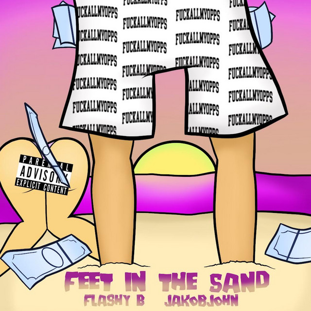 'Feet in the sand' cover art