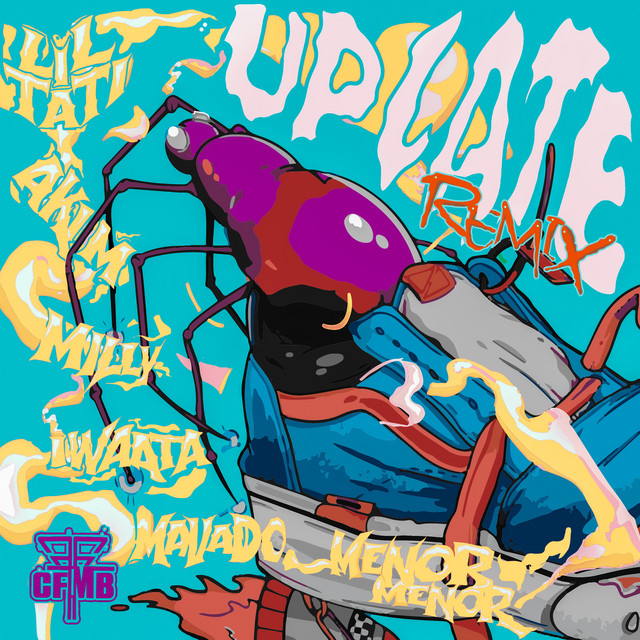 'Up Late (Remix)' cover art