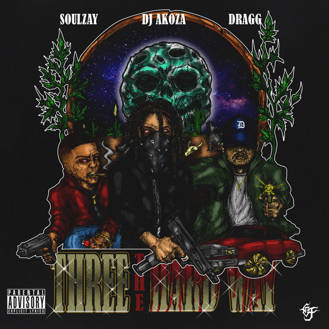 'Three The Hard Way EP' cover art
