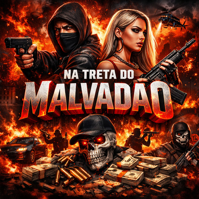 'Na Treta do Malvadao' cover art