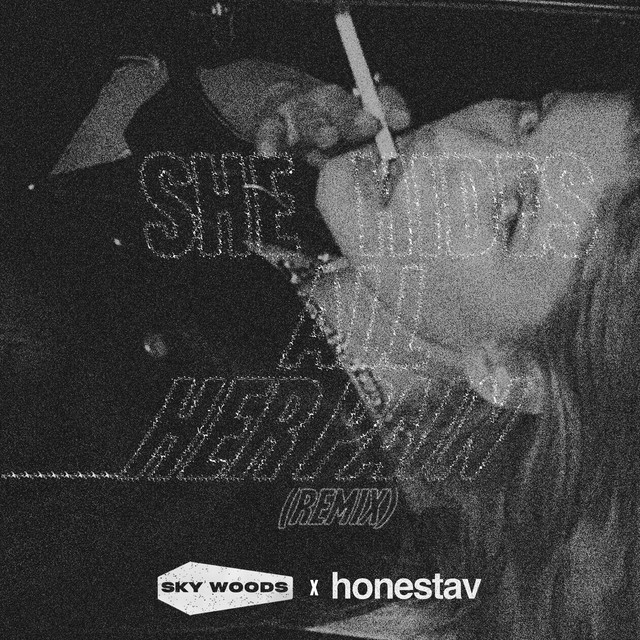 'She hides all her pain (Remix)' cover art