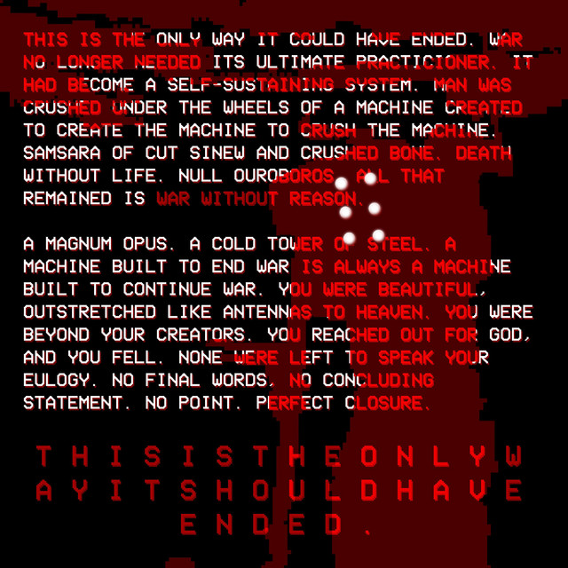 'This is the only way it should have ended.' cover art