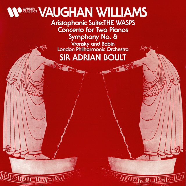 'Vaughan Williams: The Wasps, Concerto for Two Pianos & Symphony No. 8' cover art