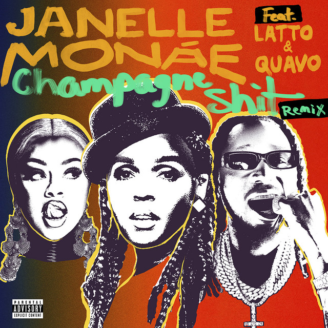 'Champagne Shit (feat. Latto & Quavo) [Remix]' cover art