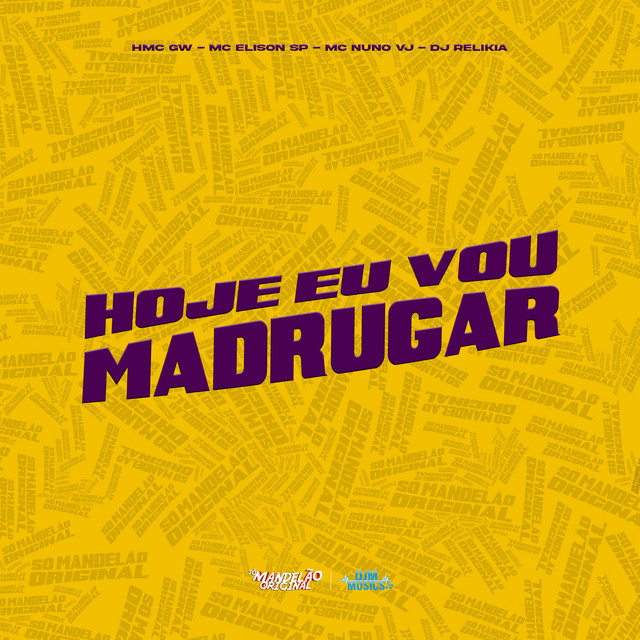 'Hoje Eu Vou Madrugar' cover art