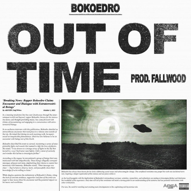 'OUT OF TIME' cover art