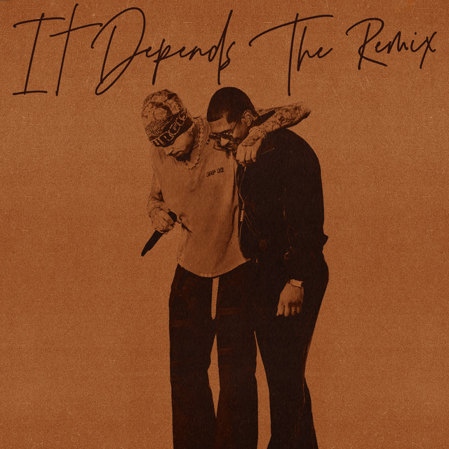 'It Depends (The Remix) (feat. Bryson Tiller & USHER)' cover art
