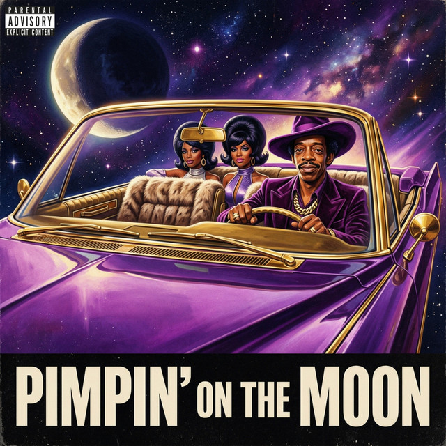 'Pimpin' on the Moon' cover art