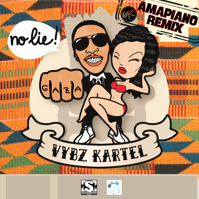 'No Lie (Amapiano Remix)' cover art