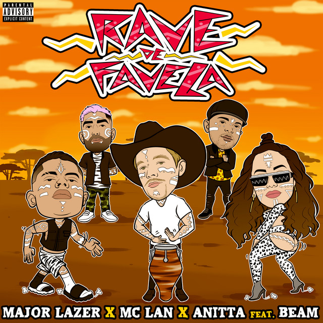 'Rave de Favela (feat. BEAM)' cover art
